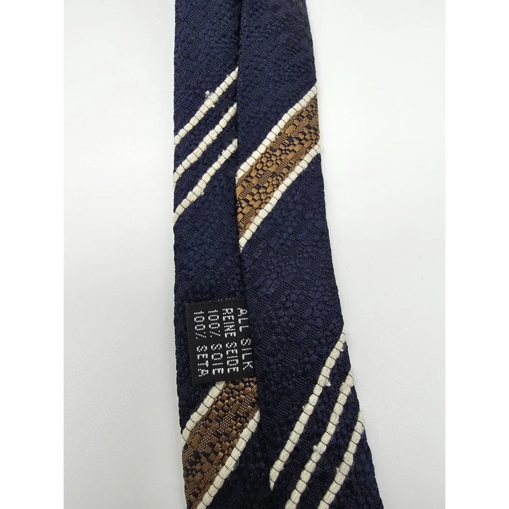 Brooksfield Men's Multicolor Stripped Tie Made in Italy 58